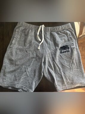 Roots Gray Men's Pull-On Shorts with Drawstring